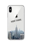 IPHONE X (IPHONE 10) Case Soft Gel Resistant Shockproof (New York)