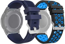 Simpleas compatible with Garmin Vivoactive 4 (45MM) / Legacy Saga Darth Vader (45MM) / Legacy Hero First Avenger (45MM) Watch Strap, Soft Silicone Replacement Bands (22mm, pattern 1)