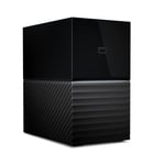 WD My Book Duo WDBFBE0160JBK - Baie de disques - 16 To - 2 Baies - HDD 8 To x 2 - USB 3.1 (externe)