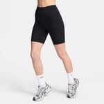 Nike Dri-FIT One Högmidjade 8-tum Tights för Damer - Svart Korta Löpningstights
