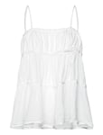 Cotton String Camisole - Juvel Tops Party Tops White Rabens Sal R