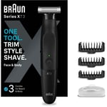 Braun Series X Beard Trimmer For Facial Hair Removal XT318