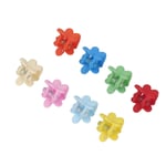 100pcs Mini Flower Hair Clips For Girls Cute Hair Accessories Vibrant Color For