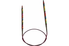 KnitPro 80 cm x 2 mm Symfonie Fixed Circular Needles, Multi-Color