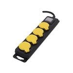CHACON Bloc multiprise étanche 4x16A avec Interrupteur - 3m