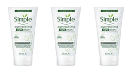 3-Pack Simple Regeneration Age-Resisting Night Cream, 50ml Each