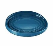 Le Creuset Stoneware Oval Spoon Rest - Deep Teal (New)