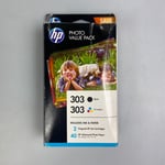 Genuine HP 303 Combo Value Pack Z4B62EE for ENVY Photo 6230 7830 7134 7130 6234