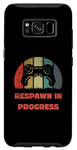 Coque pour Galaxy S8 Respawn in Progress Graphique coloré pour manette de jeu