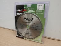 TREND 250MM X 30MM 42T TCT TABLE MITRE SAW BLADE DEWALT MAKITA BOSCH CSB/cc25042