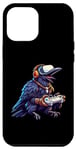 Coque pour iPhone 14 Pro Max Crow Bird Gamer Casque de jeu vidéo