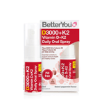 BetterYou D3000 + K2 Vitamin D + K2 Daily Oral Spray 12ml