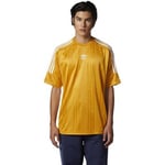 adidas Lyhythihainen t-paita Originals Jacquard 3 Stripes Tshirt Keltainen