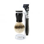 Chatsworth Shaving Set Imitation Ebody Fusion Razor - Synthetic