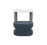 Cat Tower Meo 72cm blå/vit