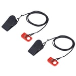 2PCS Treadmill Safety Switch Emergency Stop Magnet Clip for Fitness Enthusias UK