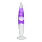 GIFTMARKET - Lampe à lave violette. Lampe de chevet avec 2 ampoules incluses. Cadeau amusant pour les adolescents. Lampe rétro de 34 x 8,5 cm.