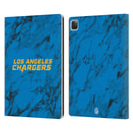 OFFICIAL NFL LOS ANGELES CHARGERS GRAPHICS LEATHER BOOK CASE FOR APPLE iPAD