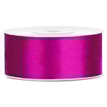 Satinband Fuchsia 25 mm