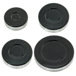 SPARES2GO (Non Universal) Gas Burner Crown and Flame Cap Kit for Diplomat Hob Oven Cookers (Small, 2 Medium, Large)