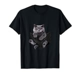Cat Lovers British Shorthair In Pocket Funny Kitten T-Shirt