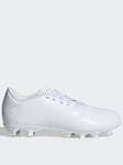 adidas Junior Predator Accuracy .4 Firm Ground Football Boots - White, White, Size 10