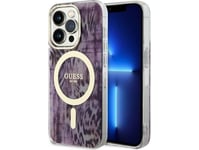 Fodral Guess Guhmp14xhleopwp Iphone 14 Pro Max 6.7 "Pink/Pink Hardcase Leopard Magsafe