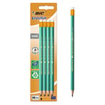 BIC Evolution Original HB Graphite Pencils with Eraser 8 Pack