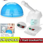 Ce 2-in-1 Salon Hair Steamer Facial Steam Thermal Spray Salon Spa + Water Cup Uk