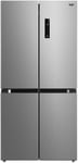 Bush MEMD4S4DR23E American Fridge Freezer - Stainless Steel