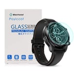 Maxhood for TicWatch Pro 3 Screen Protector, 2 Pack Tempered Glass for TicWatch Pro 3 GPS 0.3mm Ultra-Thin 9H Hardness Anti-Fingerprint Watch Screen Protector for TicWatch Pro 3 GPS Smart Watch