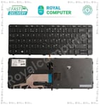 New Backlit UK Keyboard Black Frame For HP Probook 430 G5 440 G5 445 G5 Series