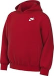 Nike Unisex Kids Top Sportswear Club Fleece, University Red/White, FD3001-657, L+