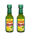 "EL YUCATECO GREEN HABANERO" - Hot Mexican Chilli Sauce - 2 Bottles