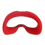 OneCut Upgraded newly VR Face Silicone Cover Mask & Face Pad Cover for Oculus Quest Face Cushion Cover Sweatproof Lightproof (Red)