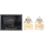 MARC JACOBS DAISY GIFT SET 2 X 50ML EDT FOR HER - NEW & BOXED - FREE P&P - UK