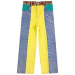 Bobo Choses Color Block Byxor I Denim Multicolor | Gul | 10-11 years