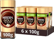 Nescafe Gold Blend Instant Coffee 100 g (Pack of 6) 