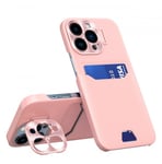 Hurtel Leather Stand Case for Samsung Galaxy S23+ rosa