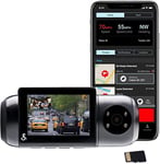 Cobra Smart Dashcam Caméra de Voiture avec caméra intérieure (SC 201) - résolution Full HD 1080P, WiFi & GPS intégrés, Carte SD 16 Go, écran 2", alertes communes, rapports d'accident, Urgence MayDay