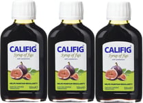 3 x Califig Syrup Of Figs with Fibre Natural Fruit Extract Ingredients 100ml