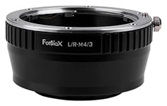 Fotodiox Lens Mount Adapter, Leica R Lens to Micro 4/3 Four Thirds System Camera Mount Adapter, Olympus Pen E-PL1, E-P2, E-P1, E-PL2, Panasonic Lumix DMC-G1, G2, GH2, GF1, GH1 G10