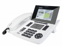 AGFEO ST 56, IP-telefon, Vit, Trådbunden telefonlur, 5000 poster, LCD, Blå