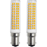 Nya B15d LED-lampor 8w motsvarande 90w 80w 75w varmvit B15-sockel 910lm 220v 230v 3000k (set om 2) Snabb 2023 [DB]