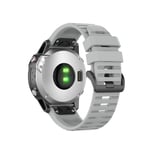 Garmin Fenix 6 - Silikon armband 22mm Grå