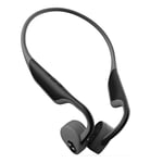 Diy Family Store Hearing Aid Wireless Bone Conduction Headphones Hearing Amplifier Open Ear Waterproof Bluetooth Headset for Running Sports,Black