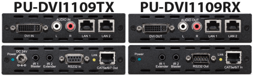 CYP/// DVI över HDBaseT, 100m, PoC, LAN, Analogt Ljud