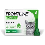 Frontline Comp Spot-on Lösning Katt 50mg/60mg 6 x 0,5 ml