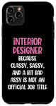Coque pour iPhone 11 Pro Max Designer d'intérieur drôle, designer d'intérieur féminin