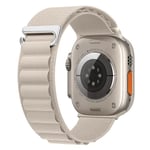 Alpine Loop Nylon Armband för Apple Watch 49mm 42mm 44mm 45mm 41mm 40mm 38mm Rem för iWatch Series Ultra 2/SE/9/8/7/6/5/4/3 Starlingh Ultra 2 1 49mm Starlinght